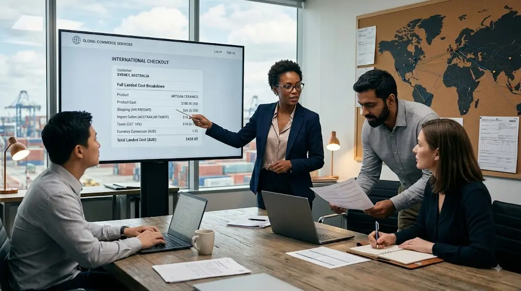 Payments team analyzing international checkout costs and currency data