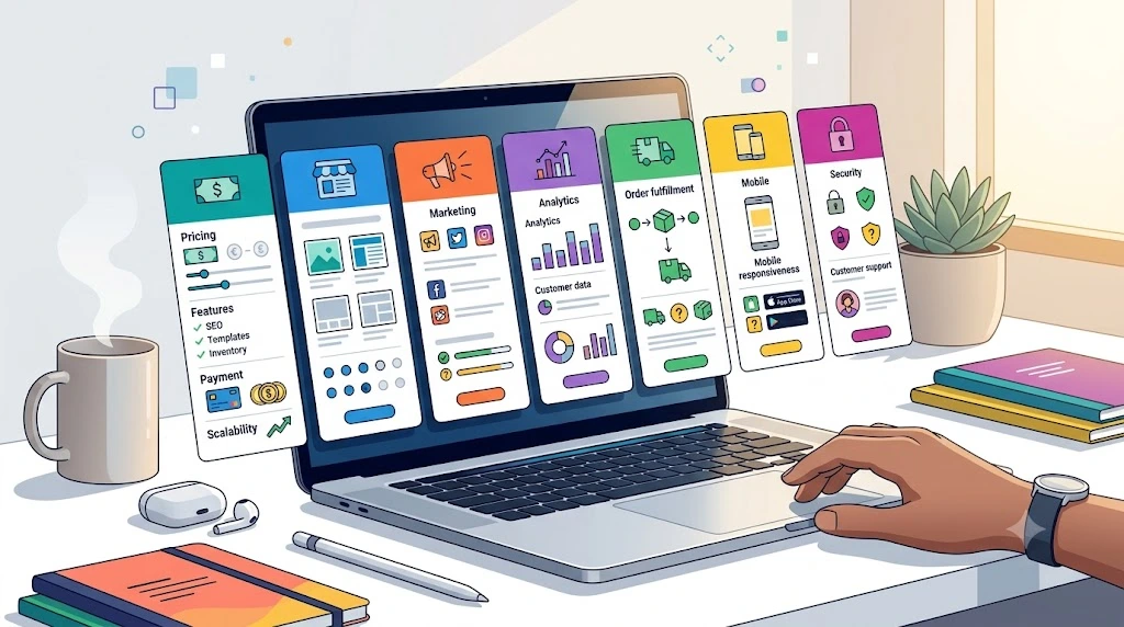 Best ecommerce platforms for small business comparison